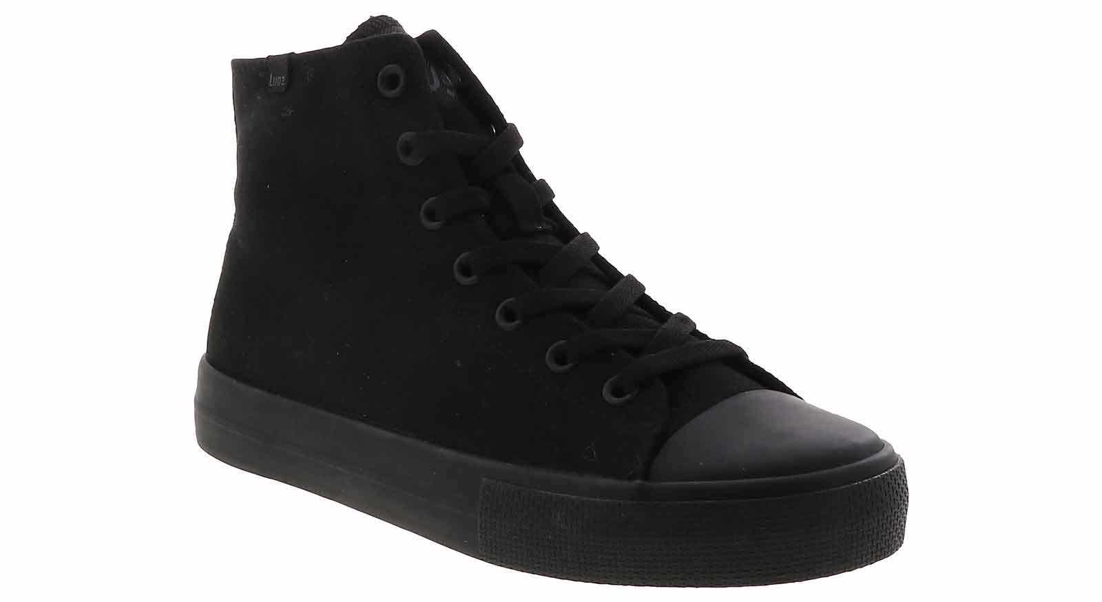 Lugz Stagger Hi Women s Court Sneaker Black WSTAGHC 001